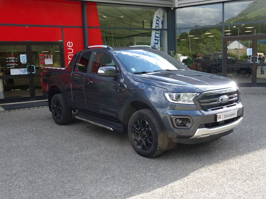 FORD RANGER SUPER CAB - 2.0 ECOBLUE 31650€ HT TDCI 213CH S/S BVA10 4X4 WILDTRAK (2022)